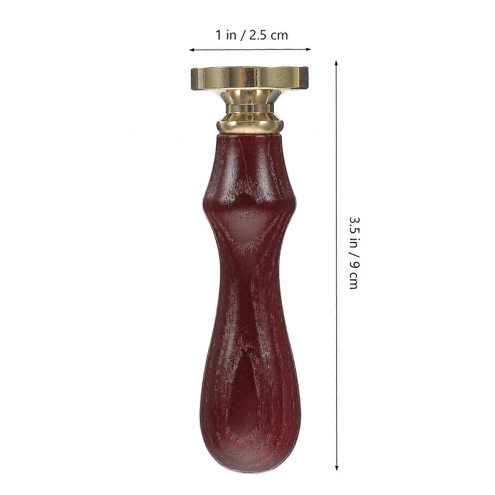 Floral Wax Seal Stamp Retro Style for Wedding Invitations 3Pcs