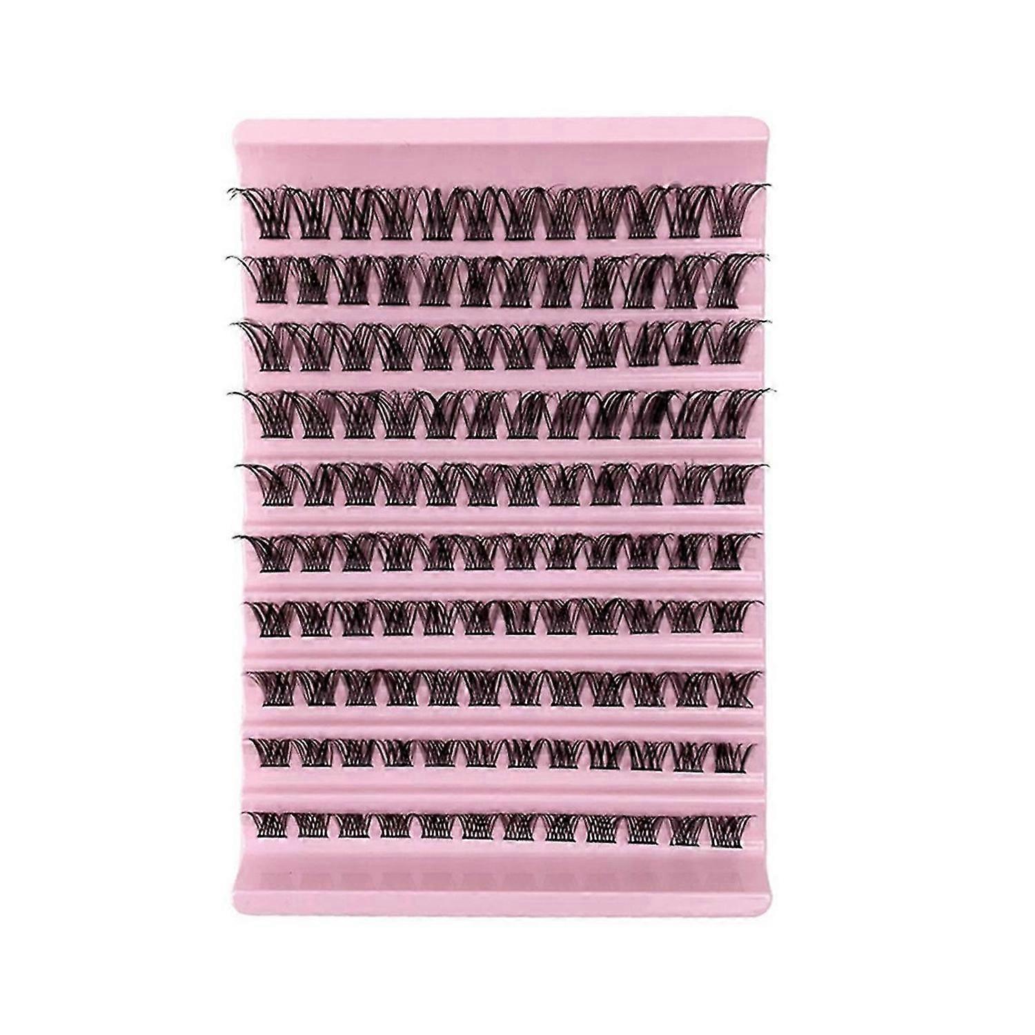 D02 DIY Cluster Lashes Volume Natural Segmented Eyelashes Bundles Eyelash Extension Individual Lashe