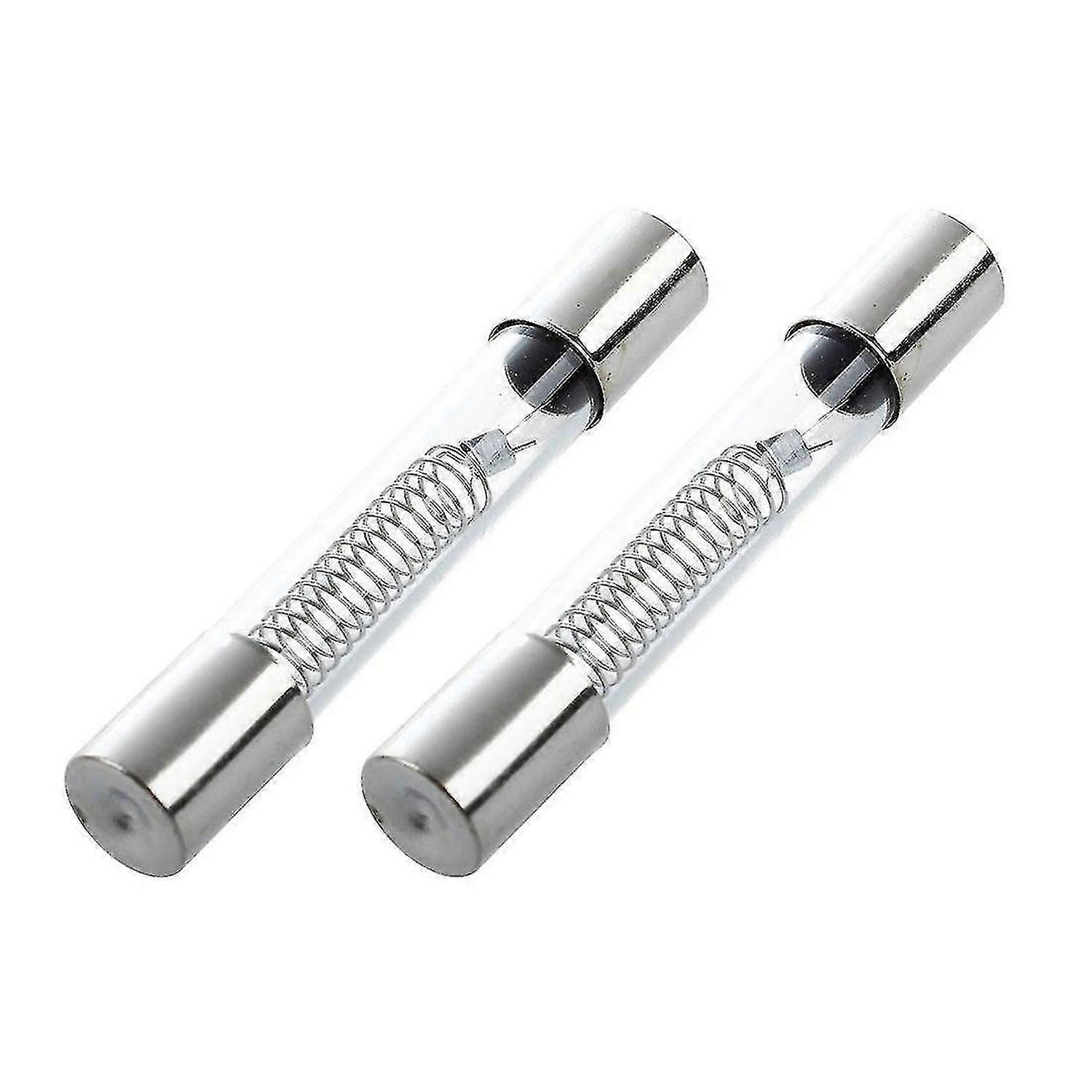2 tubes fusibles axiaux en verre 0,65 A 5 kV 6 mm x 40 mm pour four à micro-ondes