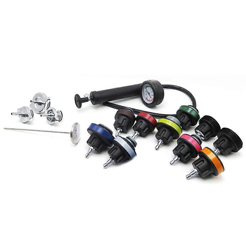 Water Pressure Tester Tank Leak Detection Leak Detector Tool 14Pcs