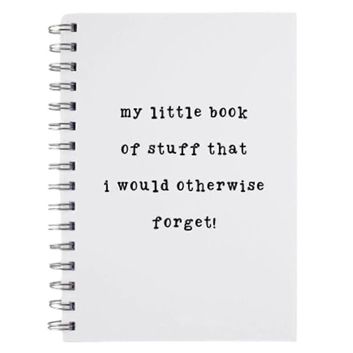 Funny Forgetful Notebook,Funny Notebook Gift, Funny Journal Planner