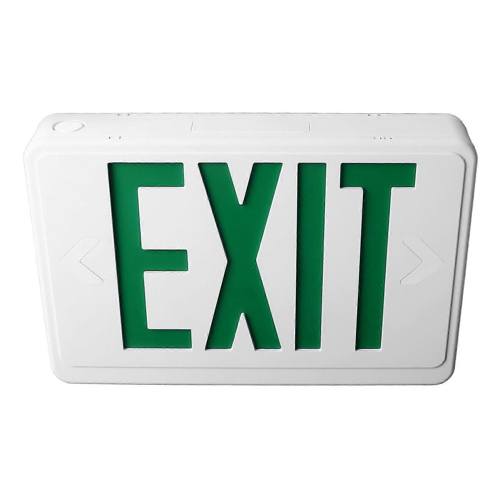 EXIT Sign Emergency Exit LED Light Safety Evacuation Indicator Light AC 85265V for Wall Ceiling