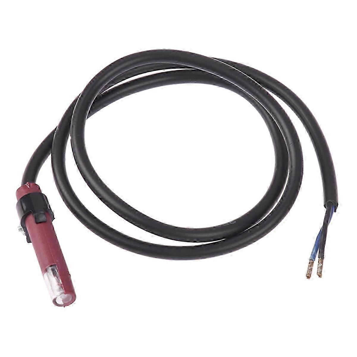QRB1 Flame Detector Photosensitive Electric Eye Burner Detection Photoresistor Red QRB1 Photocell fo
