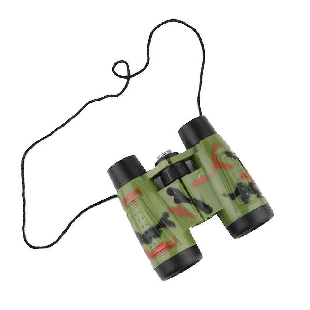 Children Telescope Toy 2Pcs Green Binoculars for Educational Use