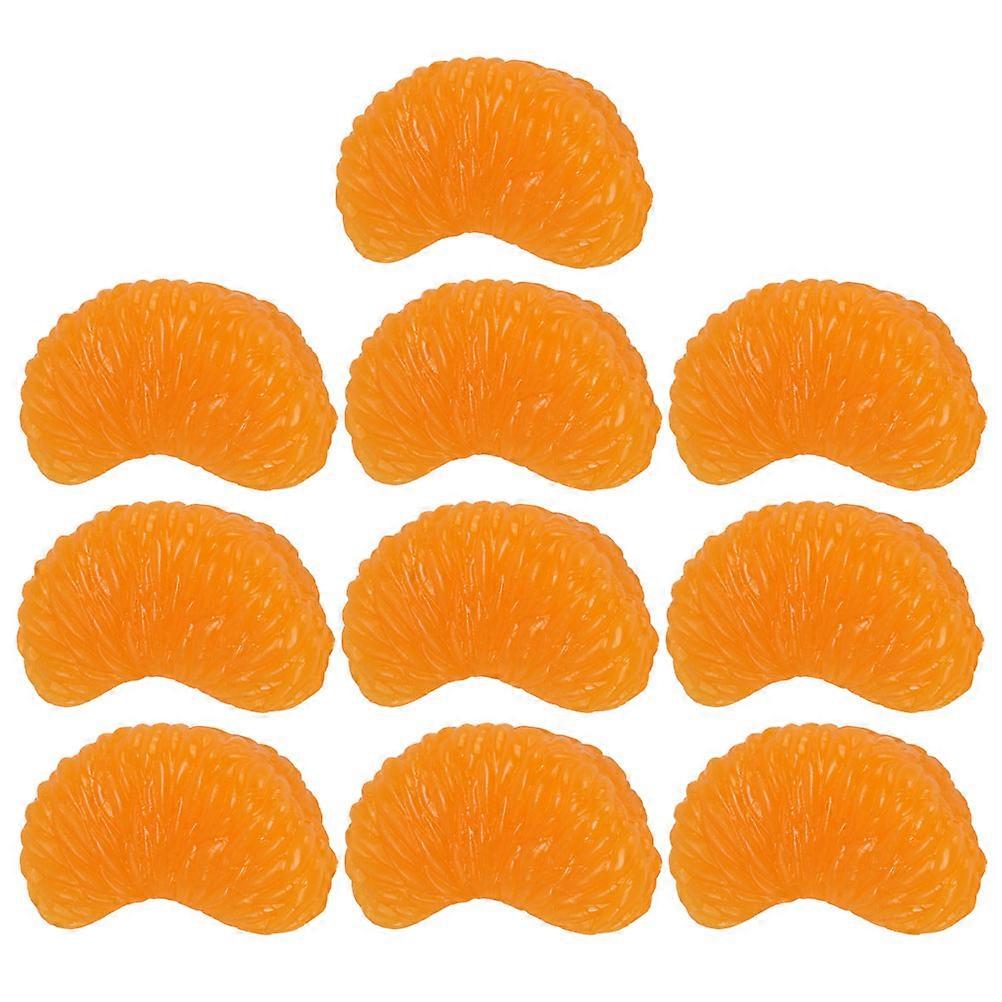 Fake Oranges Slices Artificial Oranges Slices for Display 40Pcs