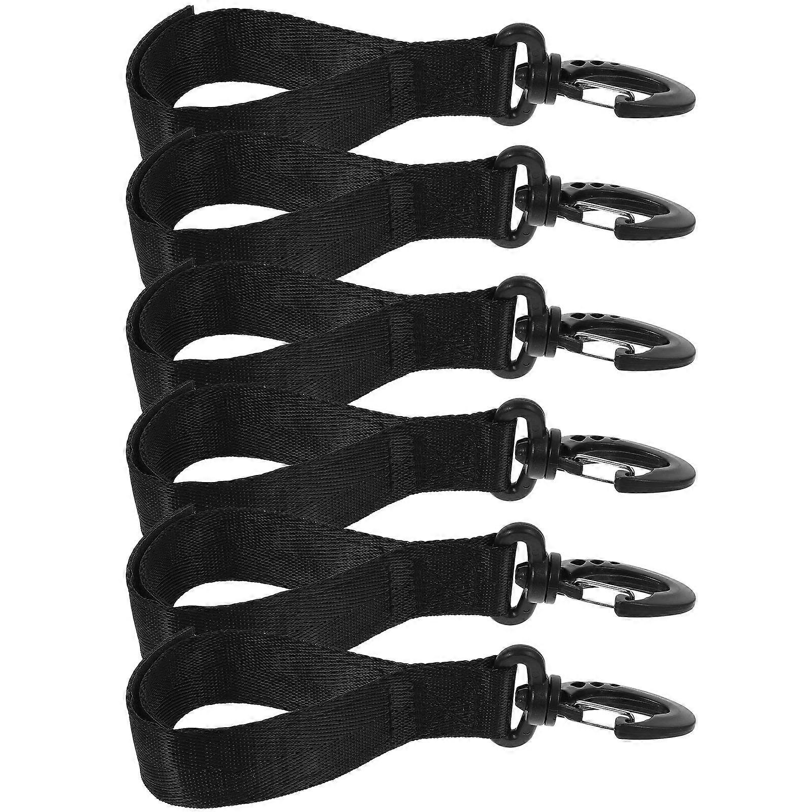 Boat Hook for Dock Mooring and Elastic Use 24Pcs Black Marine Hooks