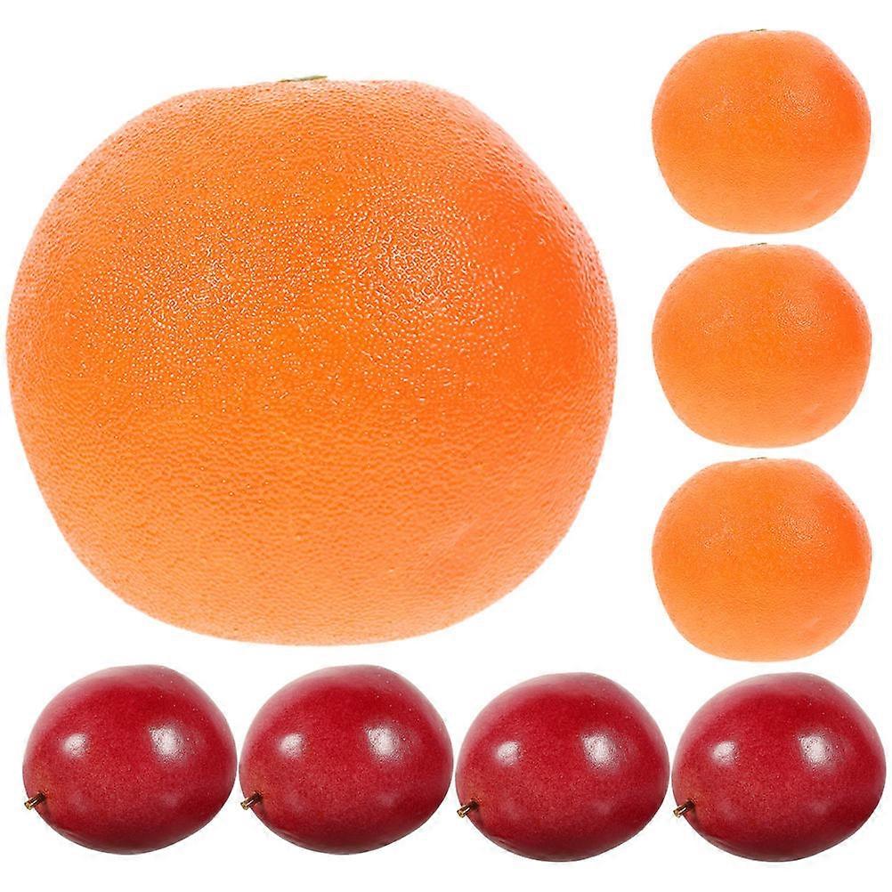 Artificial Fruit Models for Photo Props 24Pcs Foam Fake Fruits Set