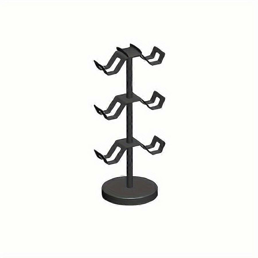 Double-sided 3-layer universal game controller storage bracket with balancing base, compatible with headset, watch, home display rack for bedroom
