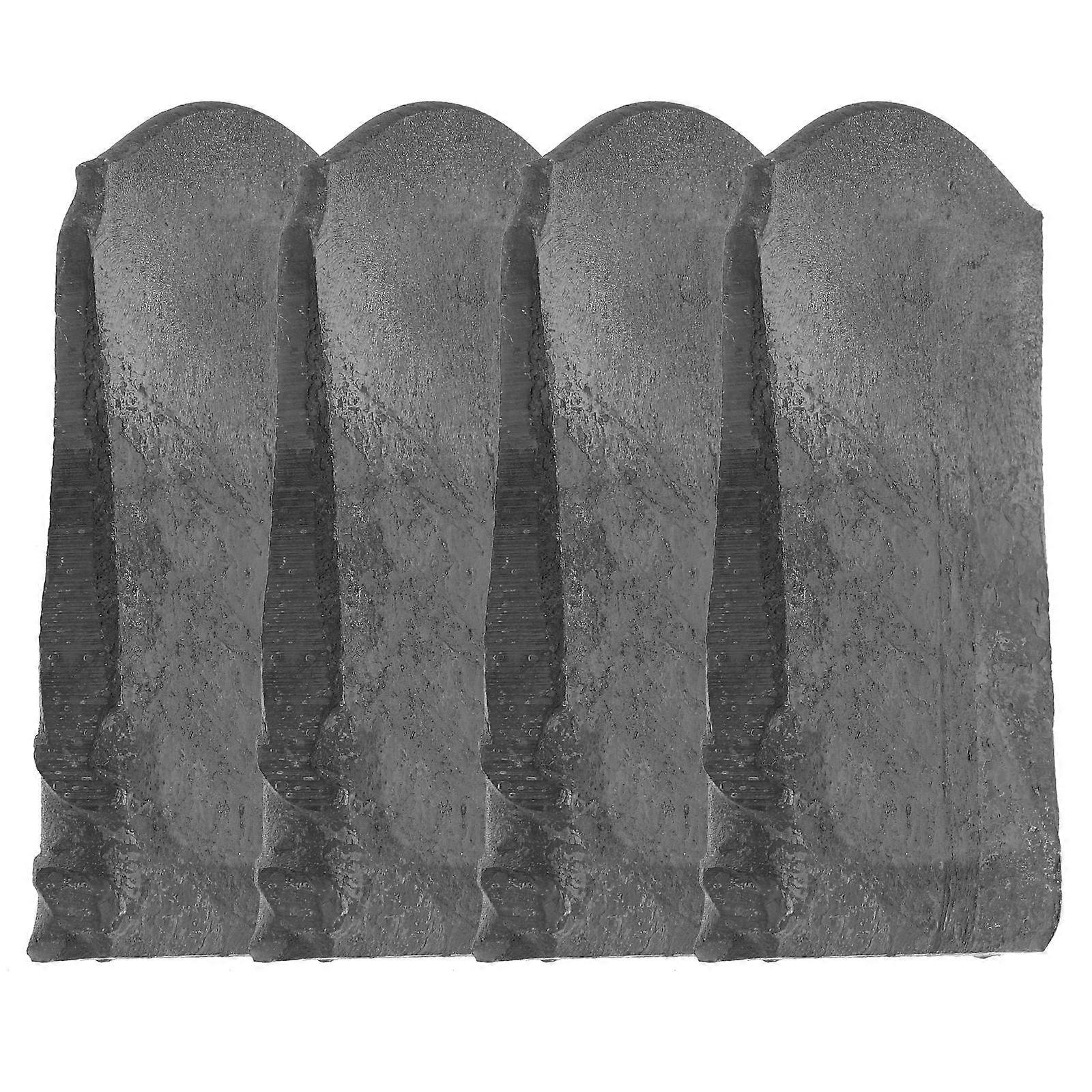 Iron Wedge Replacement For Hoe Head Fixer 7.50X4.00X1.00CM Gardening Work 4Set