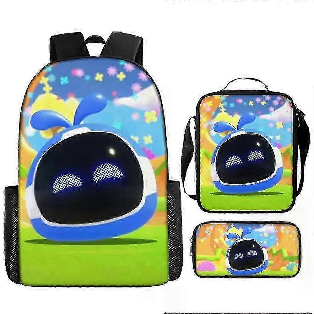 25-26 Astro Bot School Backpack Robot For Student Pen Bag Shoulderbag