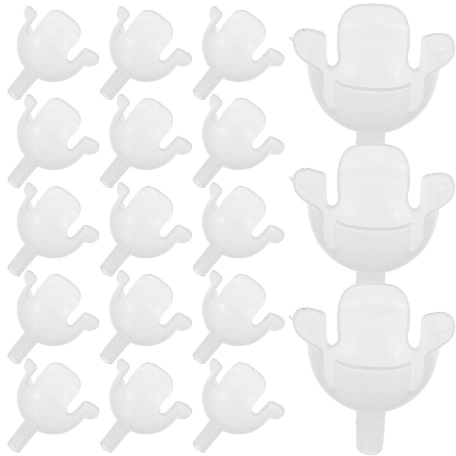 Candy Packaging Holder Transparent Plastic Chocolate Flower Holder 200Pcs