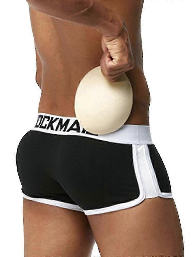 Hip Lifting U Convex Cotton Comfy Boxer Briefs With Cup Pads For Men 2025