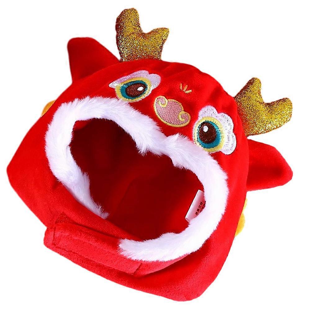 Dragon Head Pet Hat Cat Hat for Cats Featuring Plush Material