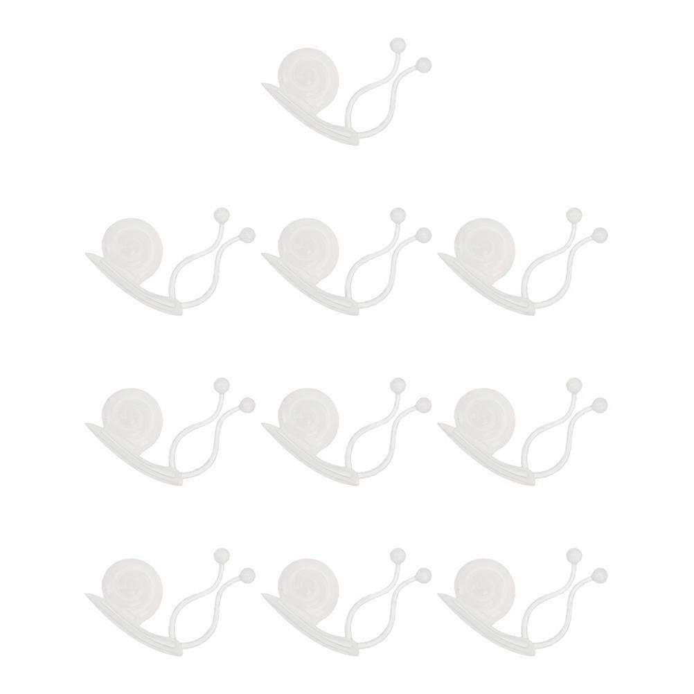 Wall Fixing Climbing Holders Plastic Square Indoor Plants Support 10Pcs