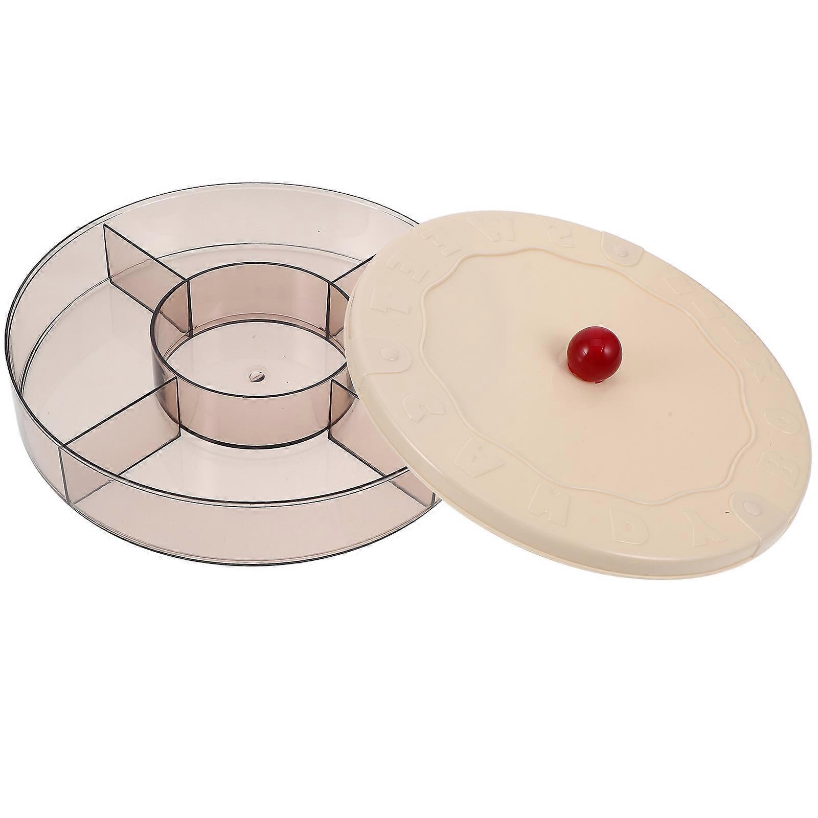 Snack Serving Platter Round Candy Storage Box for Kitchen 4Pcs Set