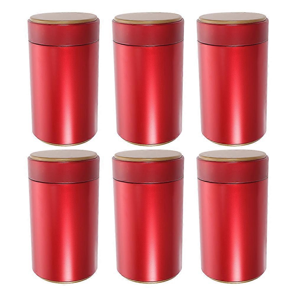 Coffee Bean Jar Tinplate Canisters for Candy Storage 18Pcs