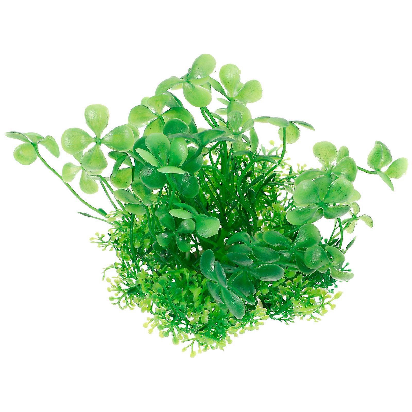 Plastic Artificial Plants For Aquariums 2Pcs Ideal For Fish Tank Owners Offering Easy Installation And Resistant To Fading Attributes