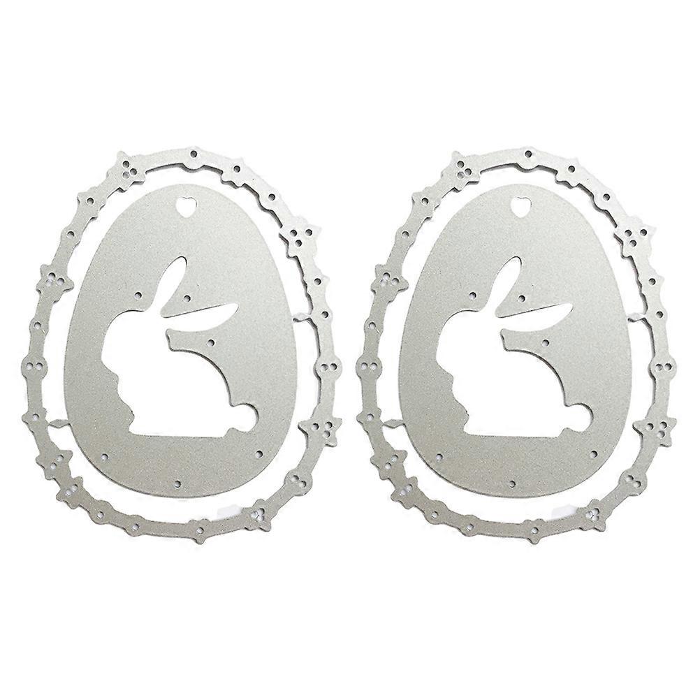 Lovely Easter Egg Rabbit Cutting Die for Craft Making 4Pcs Set