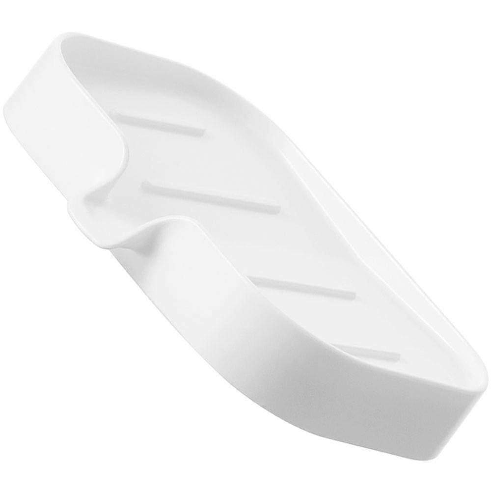 Soap Rack For Kitchen Use In White Color With Hygiene Maintenance Function And Rectangular Shape 4Pcs