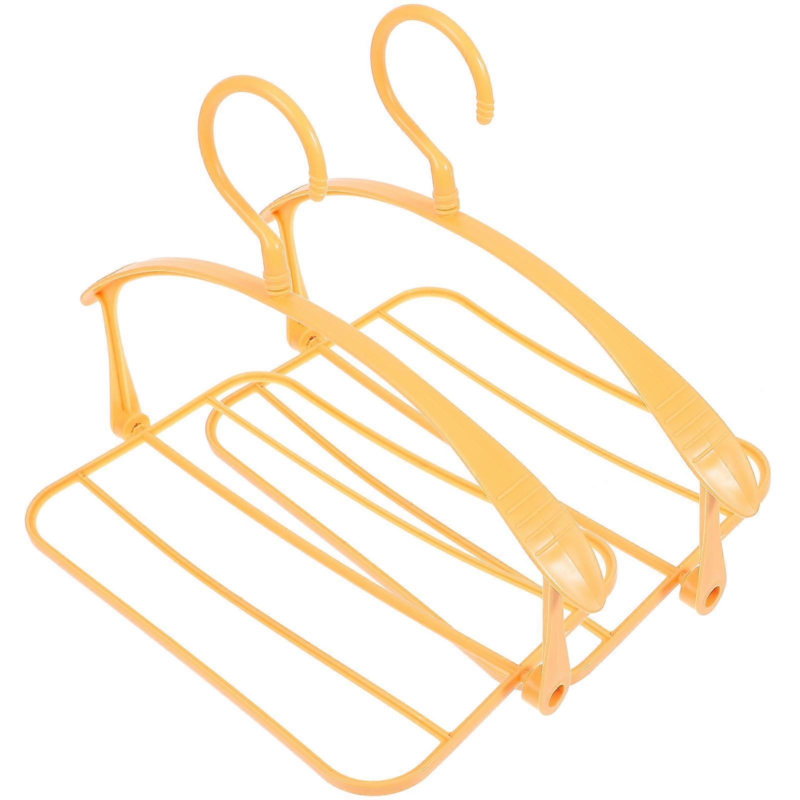 Space Saving Clothes Hangers Plastic Sweater Hanger for Wardrobe 10Pcs