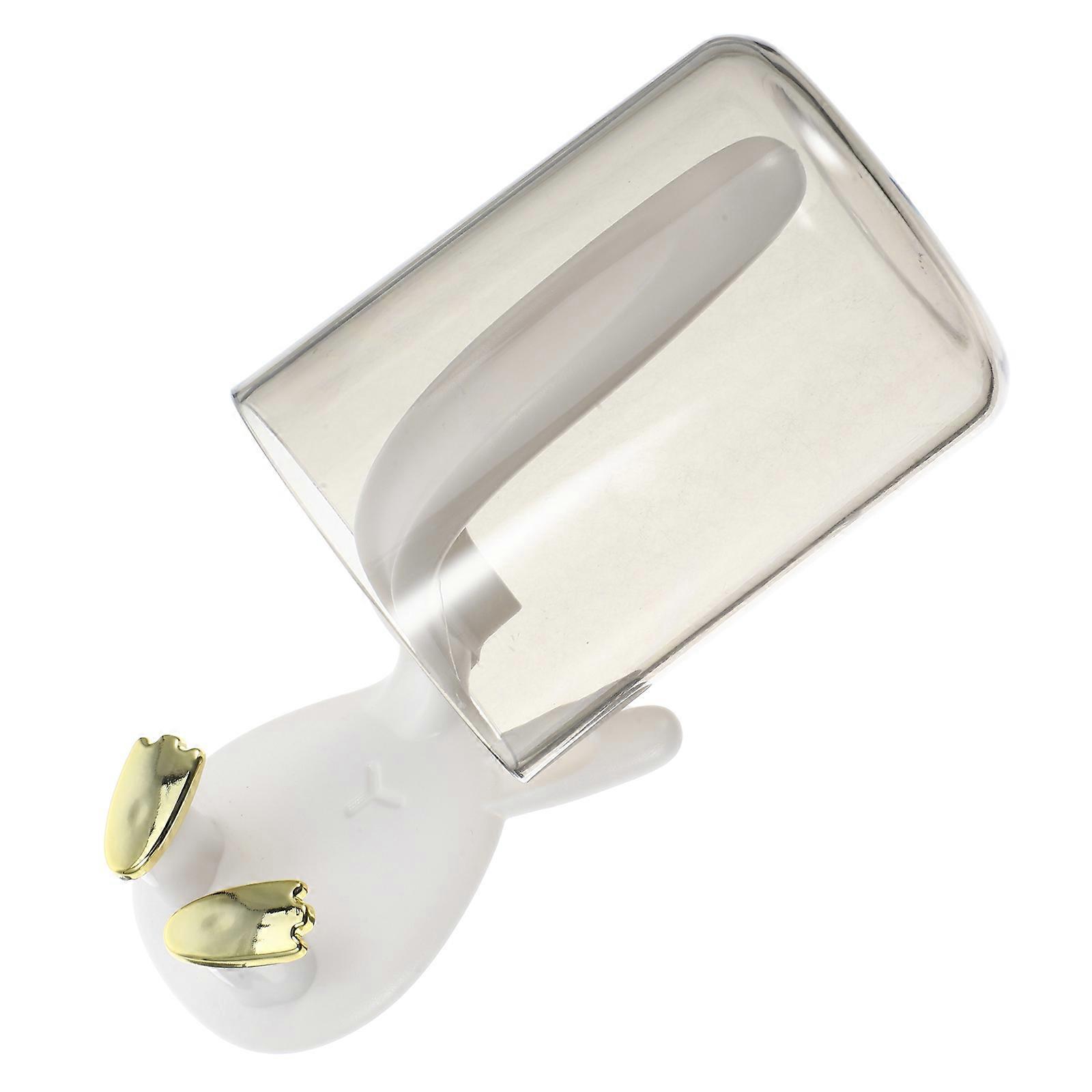 3Pcs Rabbit Toothbrush Holder Wall Mounted Organizer with Suction Cup