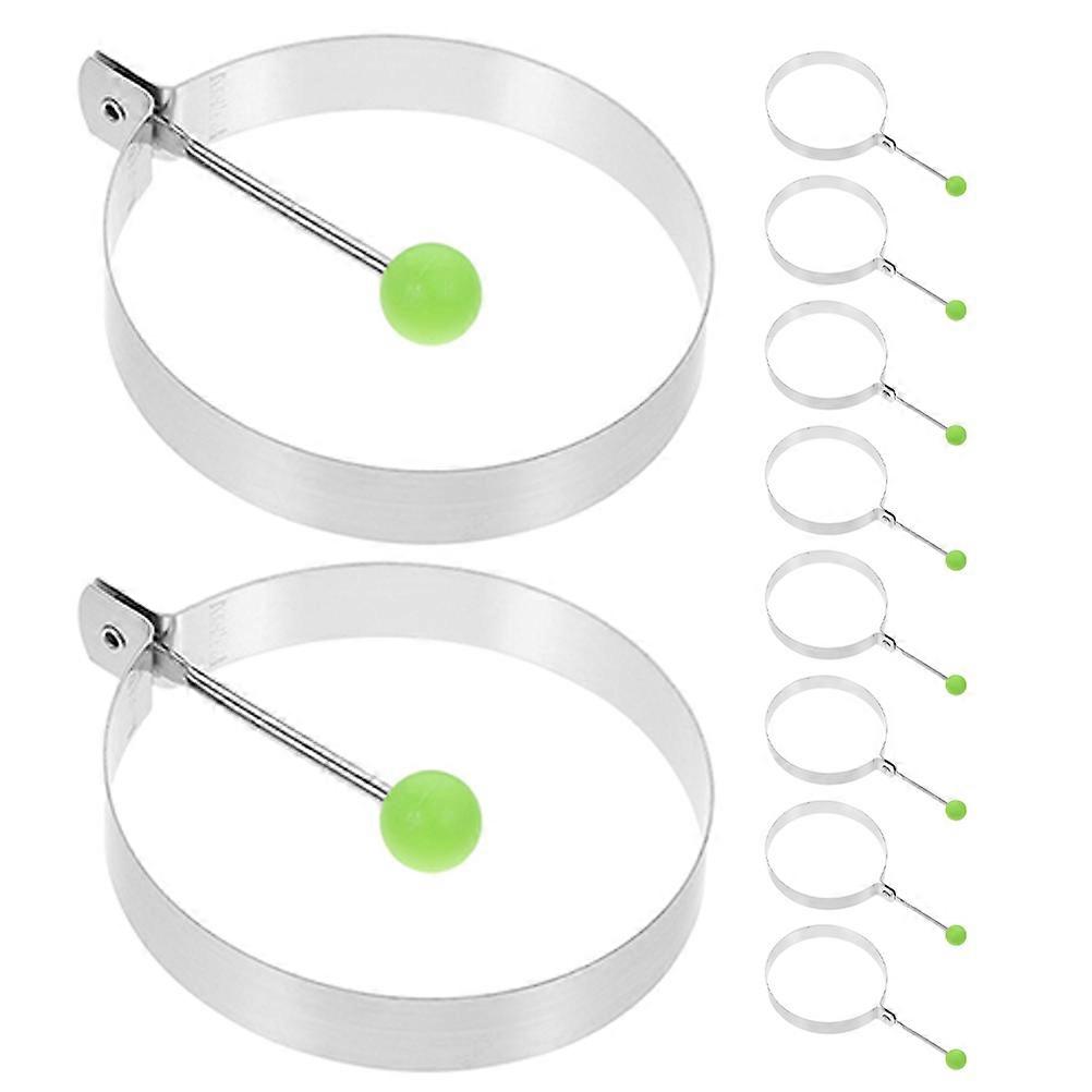 Stainless Steel Egg Ring Mold for Breakfast Cooking 30Pcs Set