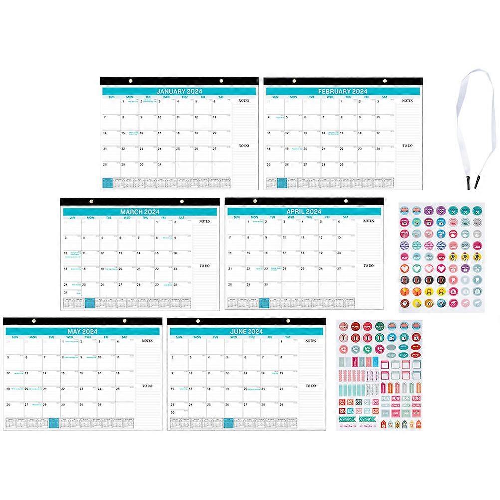 Monthly Wall Calendar Appointment Calendar 3Sets for Daily Use