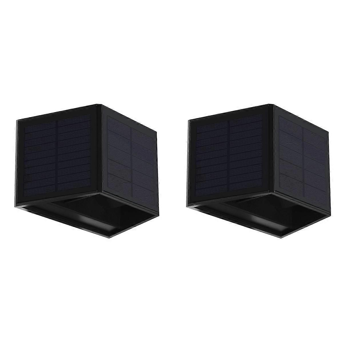 Solar Wall Light Outdoor Up-Down LED for Courtyard Garden Dimmable