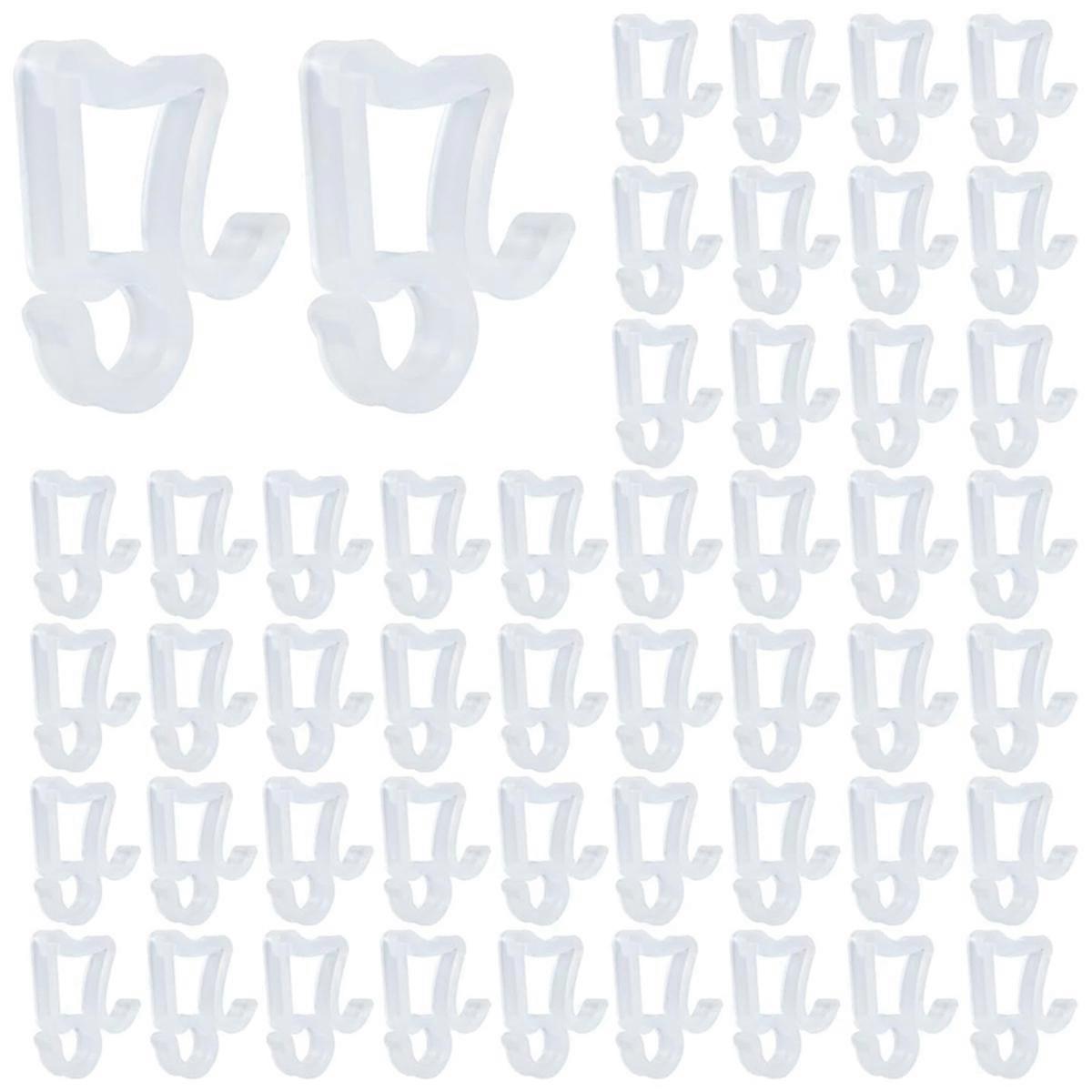 Gutter Hooks, Mini Plastic Christmas Light Clips Outdoor Light Clips