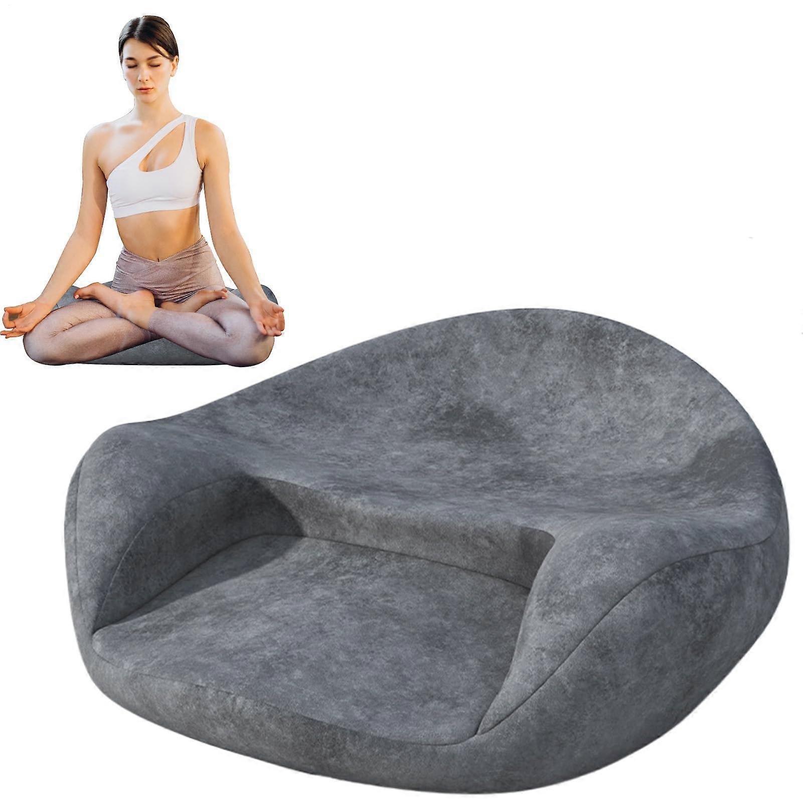 Meditation Pillow Memory Foam Cushion for Prayer and Yoga, Portable Multipurpose Pad for Adults and Kids