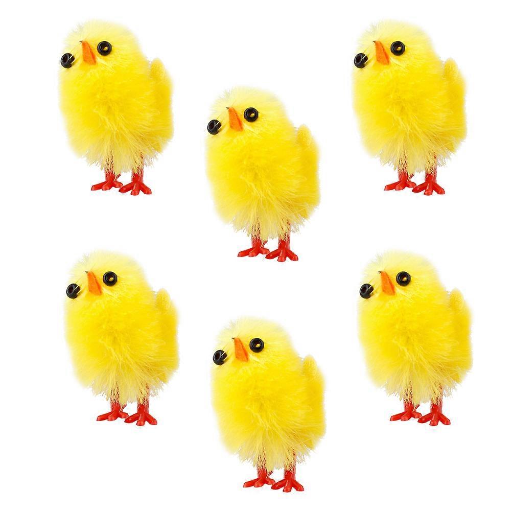 Chick Decoration 30 Pcs Miniature Creative Easter Plastic Decorations Suitable For Housewarming Office Decor With Design
