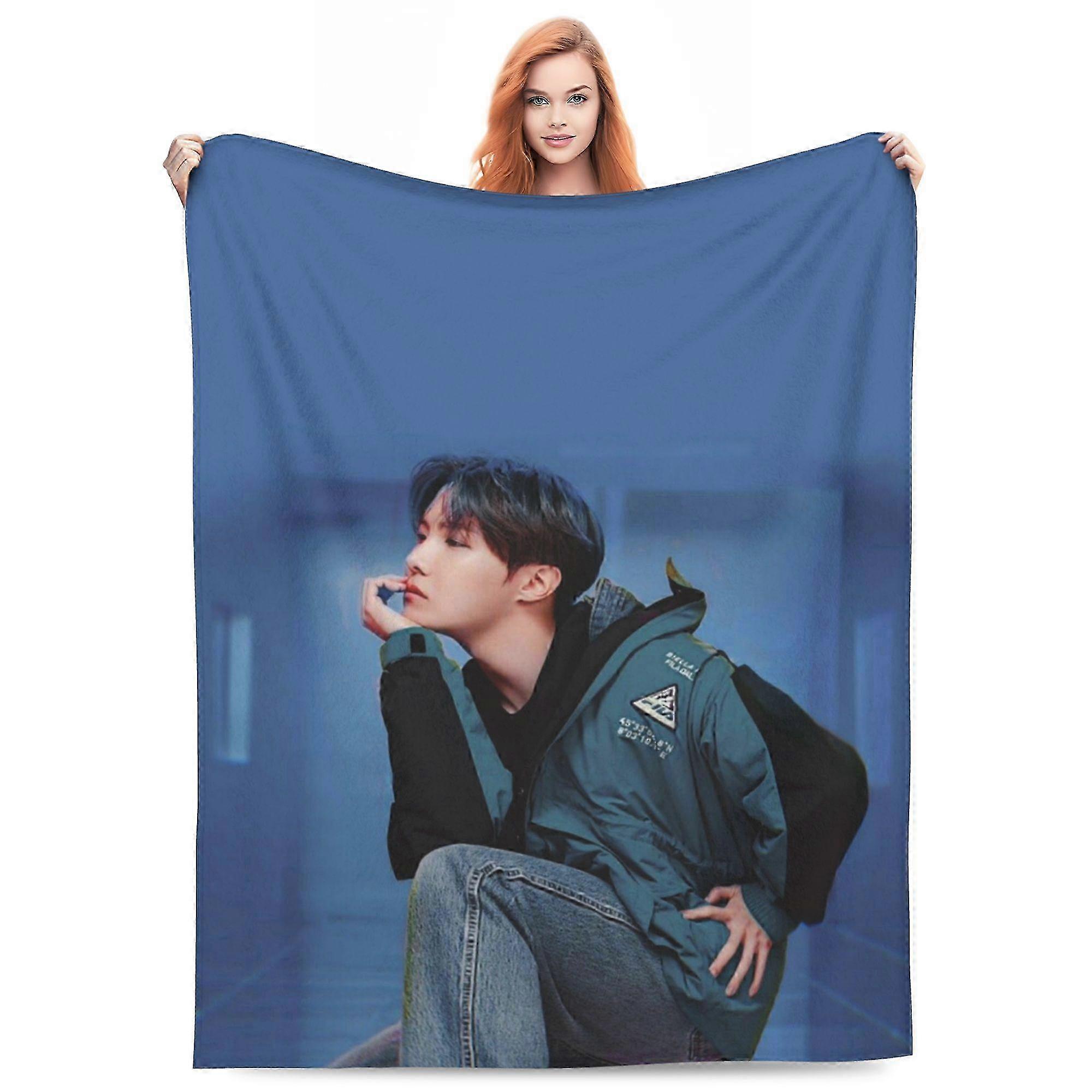 BTS j-hope (119) Soft Throw Blanket Flannel Blankets Home Furnishing Blanket Sofa Blanket-ML3385 26s