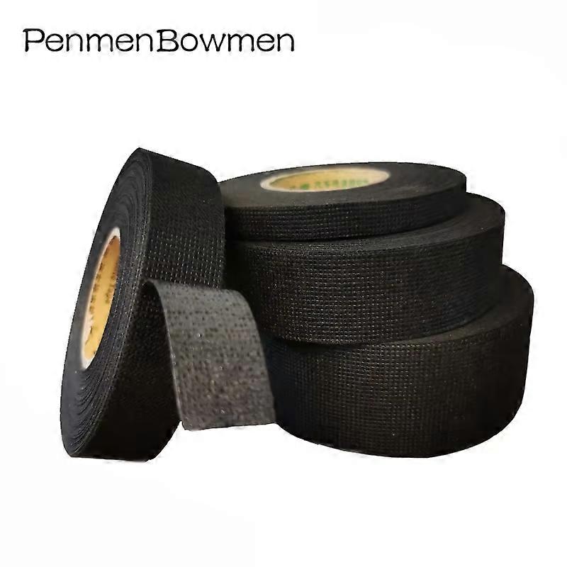 1Pc Engine Compartment Sound Insulation Line Shielding High Temperature Resistant Electrical Black Tape For Car Wiring Harness