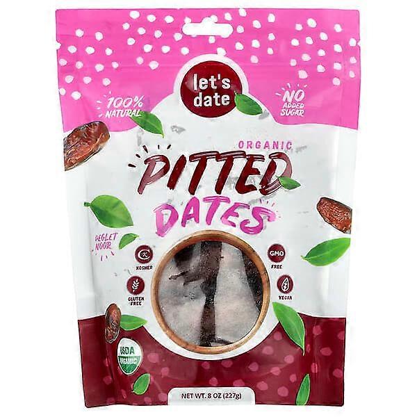 Let's Date, Organic Pitted Dates, 8 oz (227 g)
