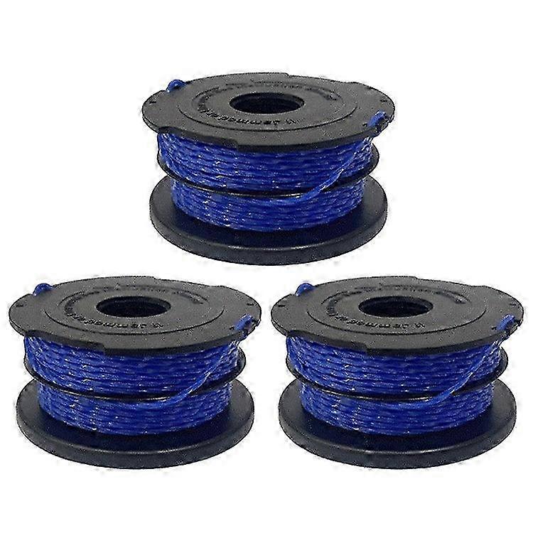 3PCS Compatible For Black & Decker Lawn Trimmer Line Nylon Wire A6441 Replacement Spool p