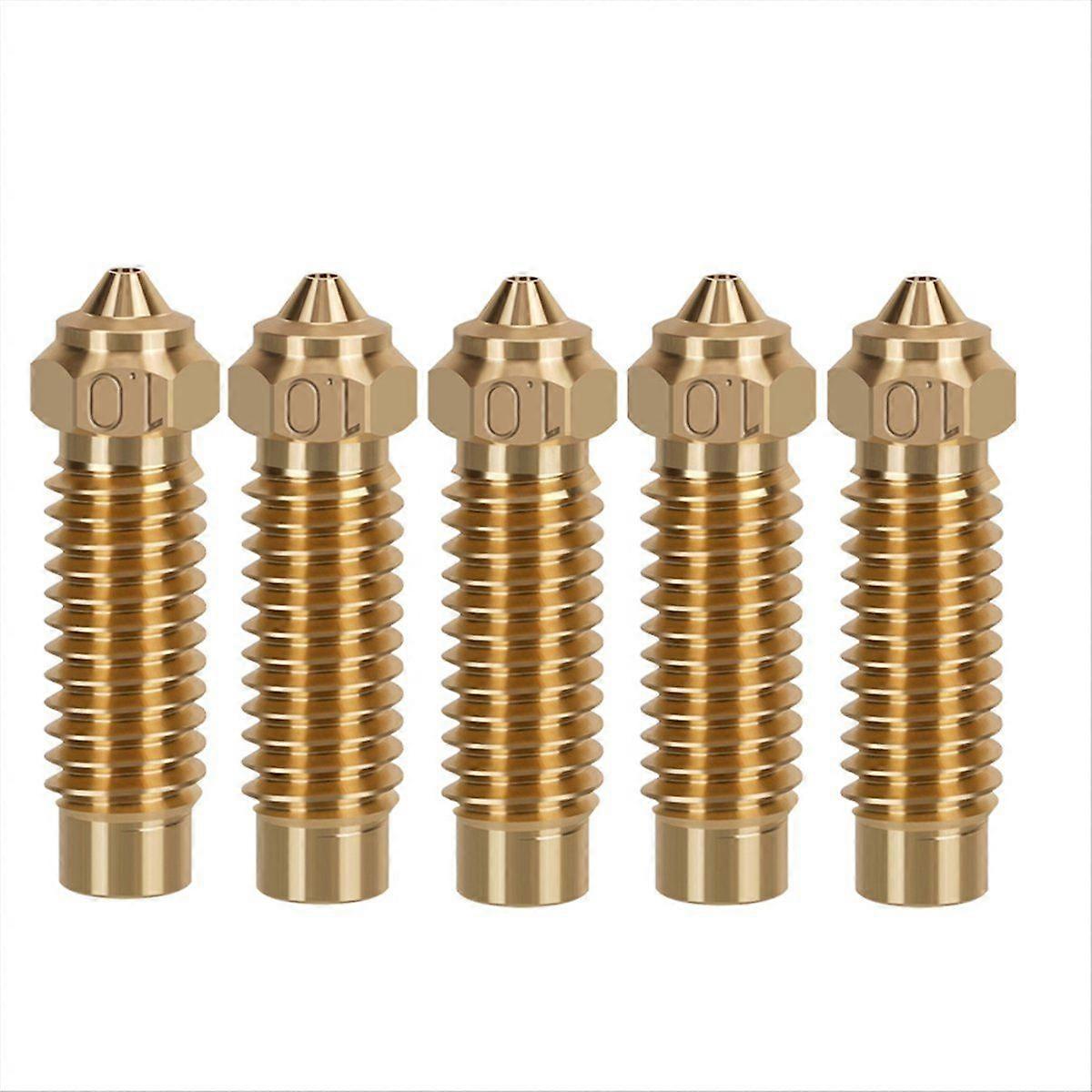5PCS for Neptune 4Plus 1.0mm High Temperature Nozzle for 1.75mm PLA
