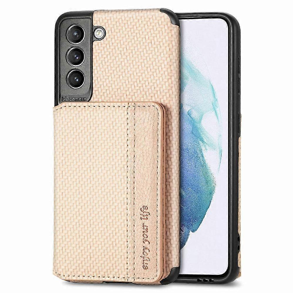 Case for compatible with Samsung Galaxy S21 Plus Stand Function Rfid Blocking Magnetic Card Holder Complete Camera Safety