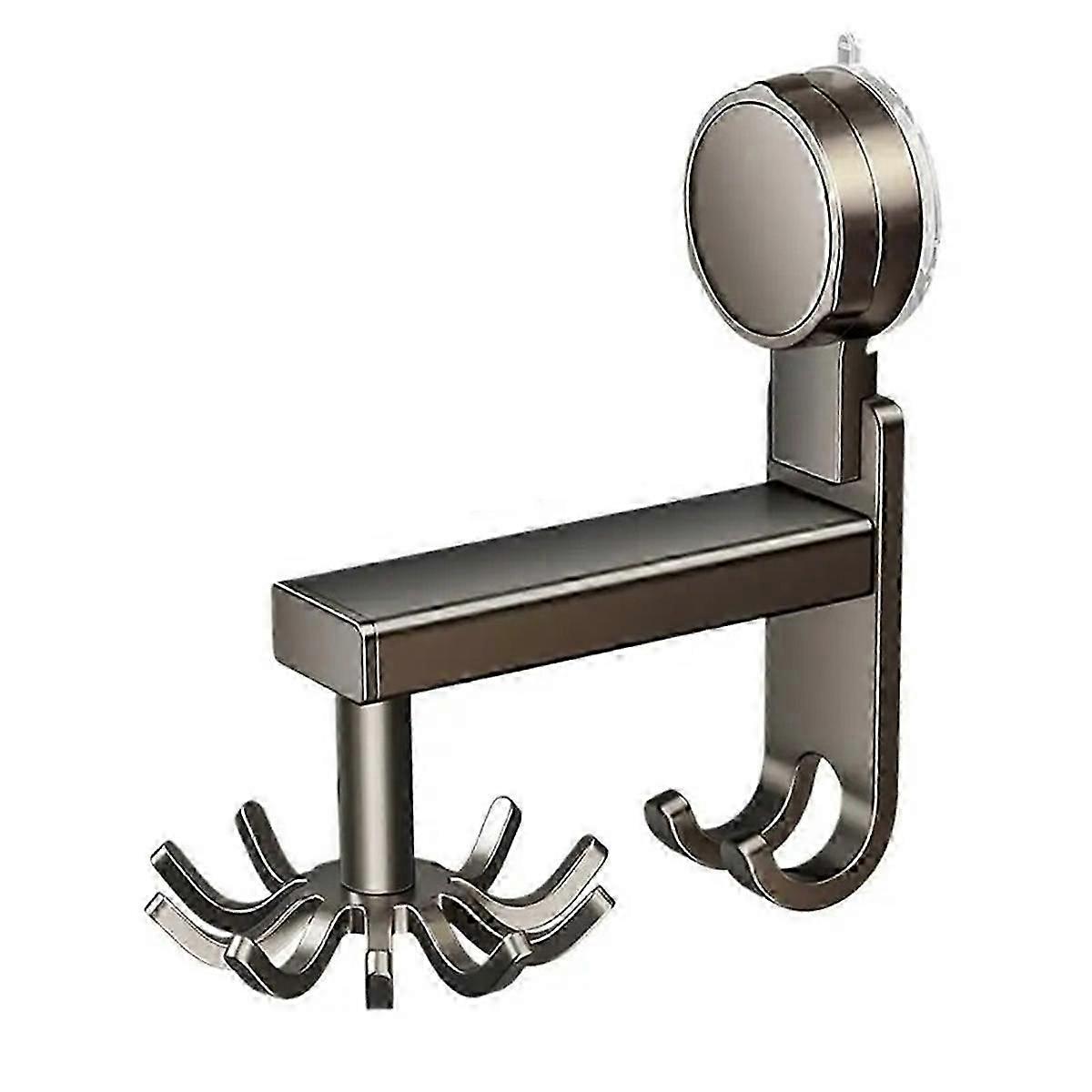 Kitchen Wall Organizer Multi-Purpose Non-Punch Rotary Hook Space Saving Hanger Utensils Organizer Ki