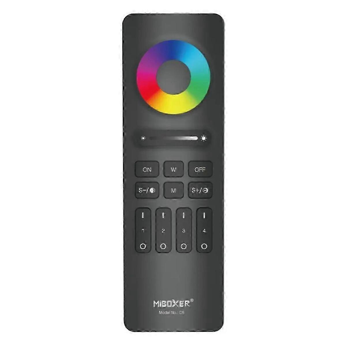 2.4G Wireless Remote Controller Brightness Adjustable Lighting Color Temperature RGB+CCT Magnetic M