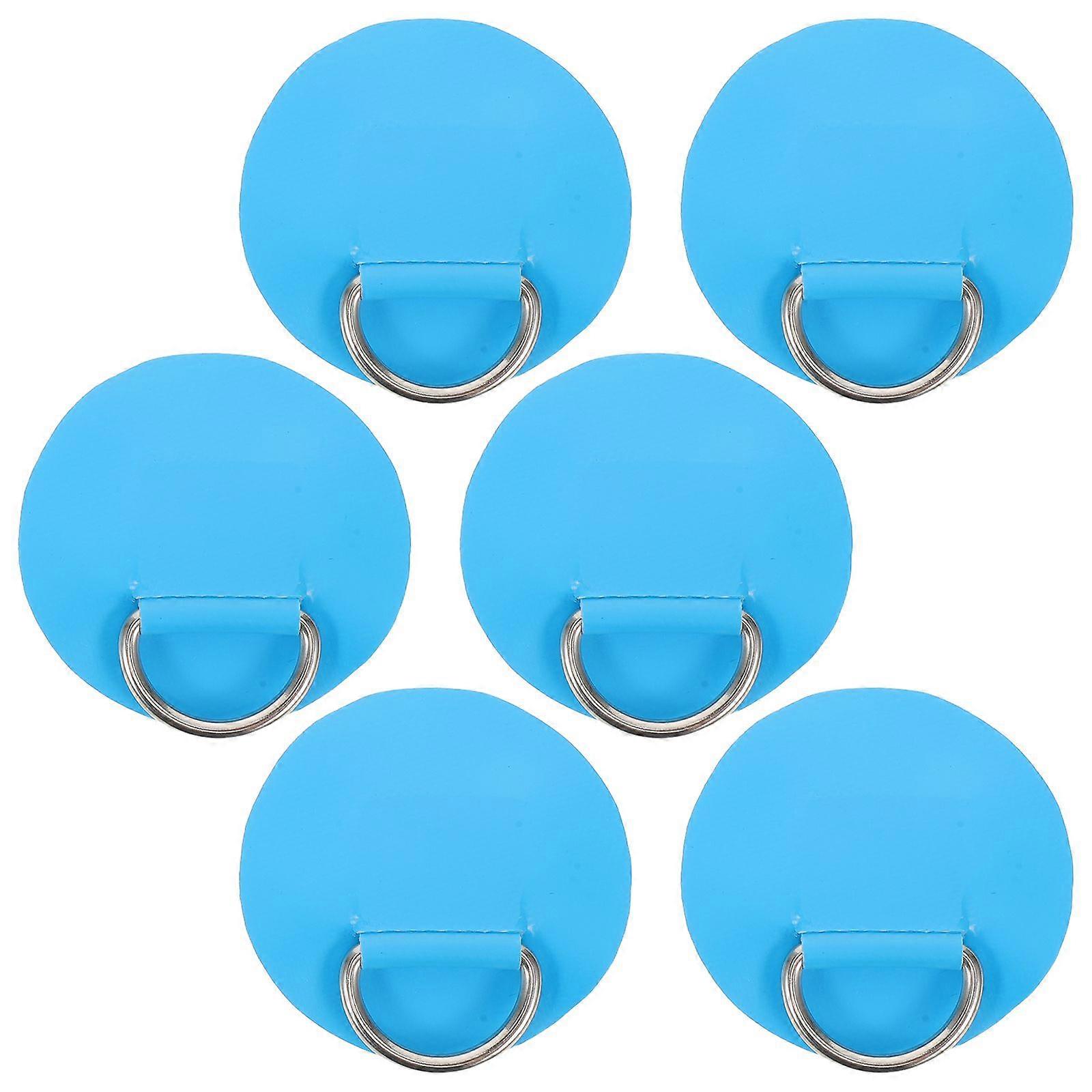6pcs D Ring Patch - Heavy Duty D-Ring Patches For Inflatable Paddleboards And Kayaks - Buckle Design For Surfing Canoeing And Outdoor Water Adventures