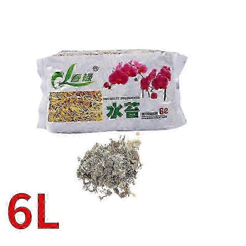 12L / 6L Sphagnum Moss Moisturizing Organic Fertilizer For Orchid Phalaenopsis