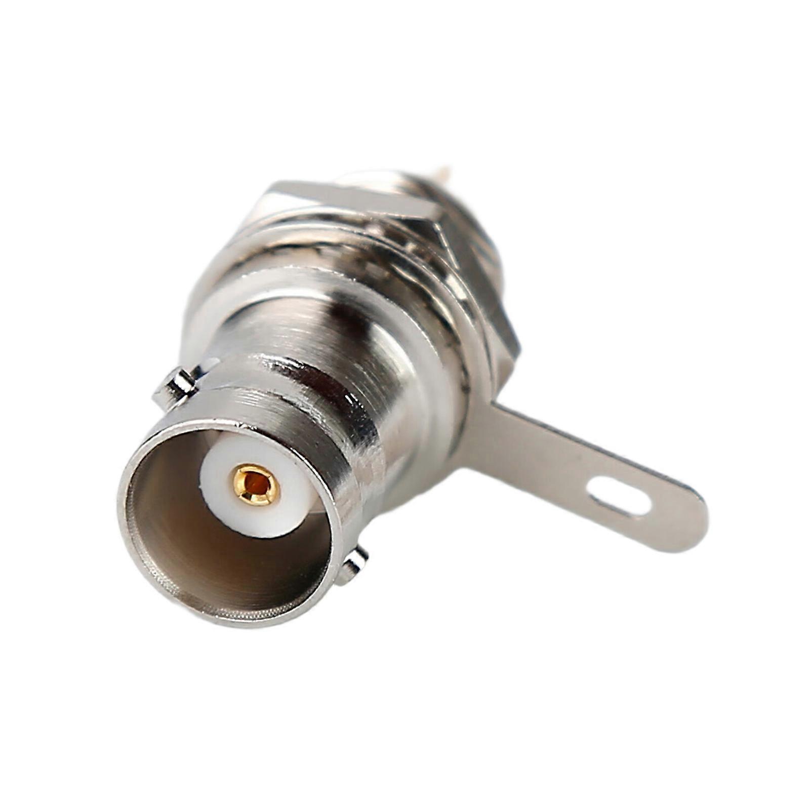 Copper BNC 50KY 12.5 Adapter for Signal Transfer Universal Bnc Connectors Video Monitoring Lock Box Panel Connectors Multicolor