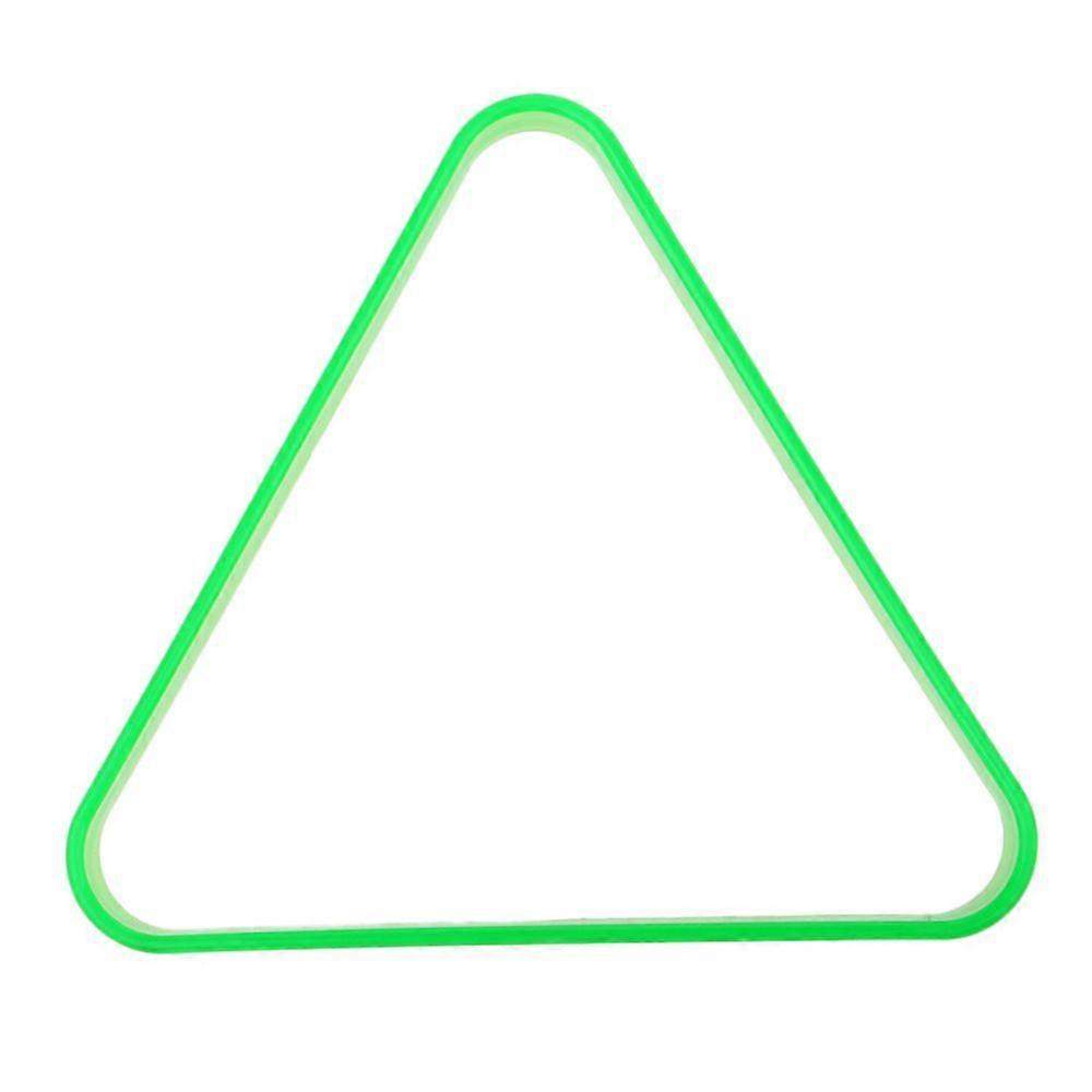 Heavy Duty Plastic Triangle Pool Table 8 Ball Basket Accessory Green