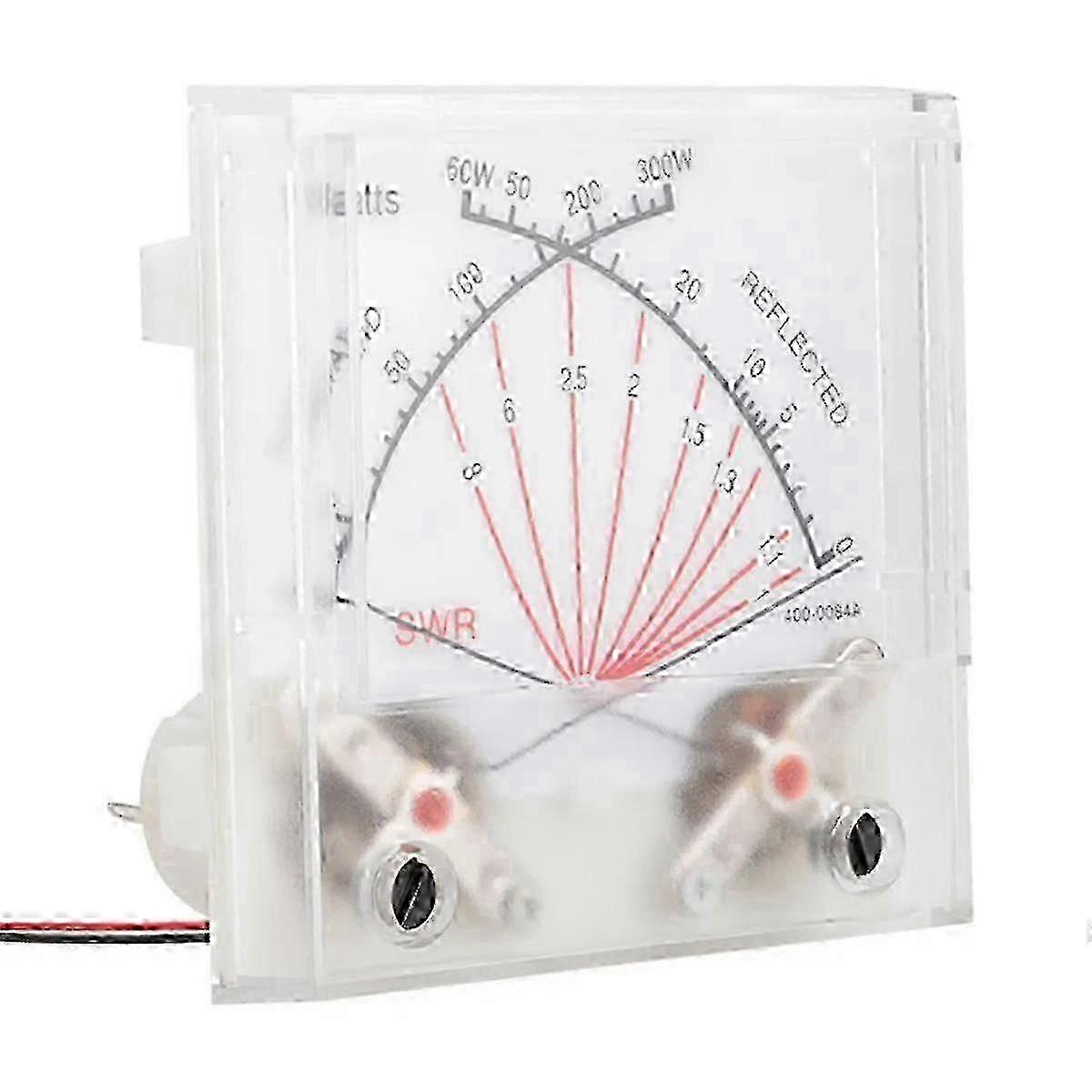 Standing Wave Ratio SWR Watt Meter Radio Power Meter Transmitter with Backlight for Various Devices