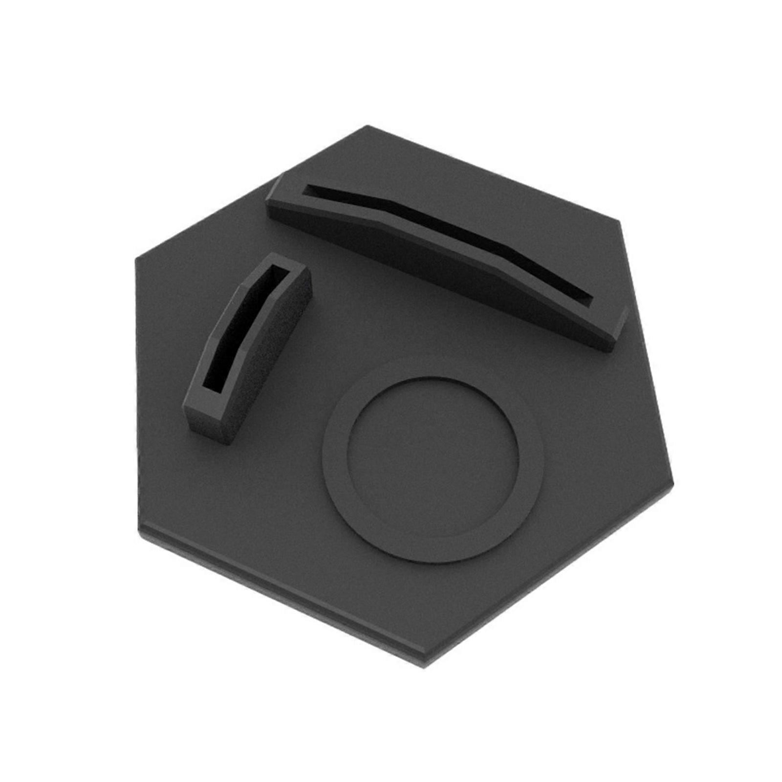 Professional Hexagonal Coffee Tool Organization Storage Base For Espresso Machine Accessories Kitchen Countertop Multicolor