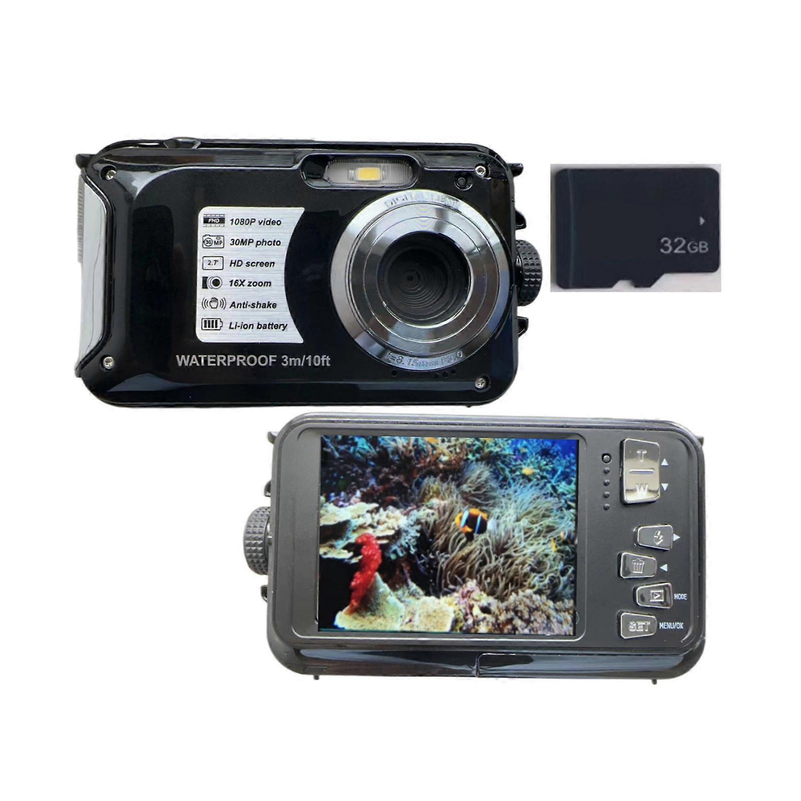 1080P Full Resolution Impermeable Adventure Camera 30MP Transducer For Adventurers Multicolor