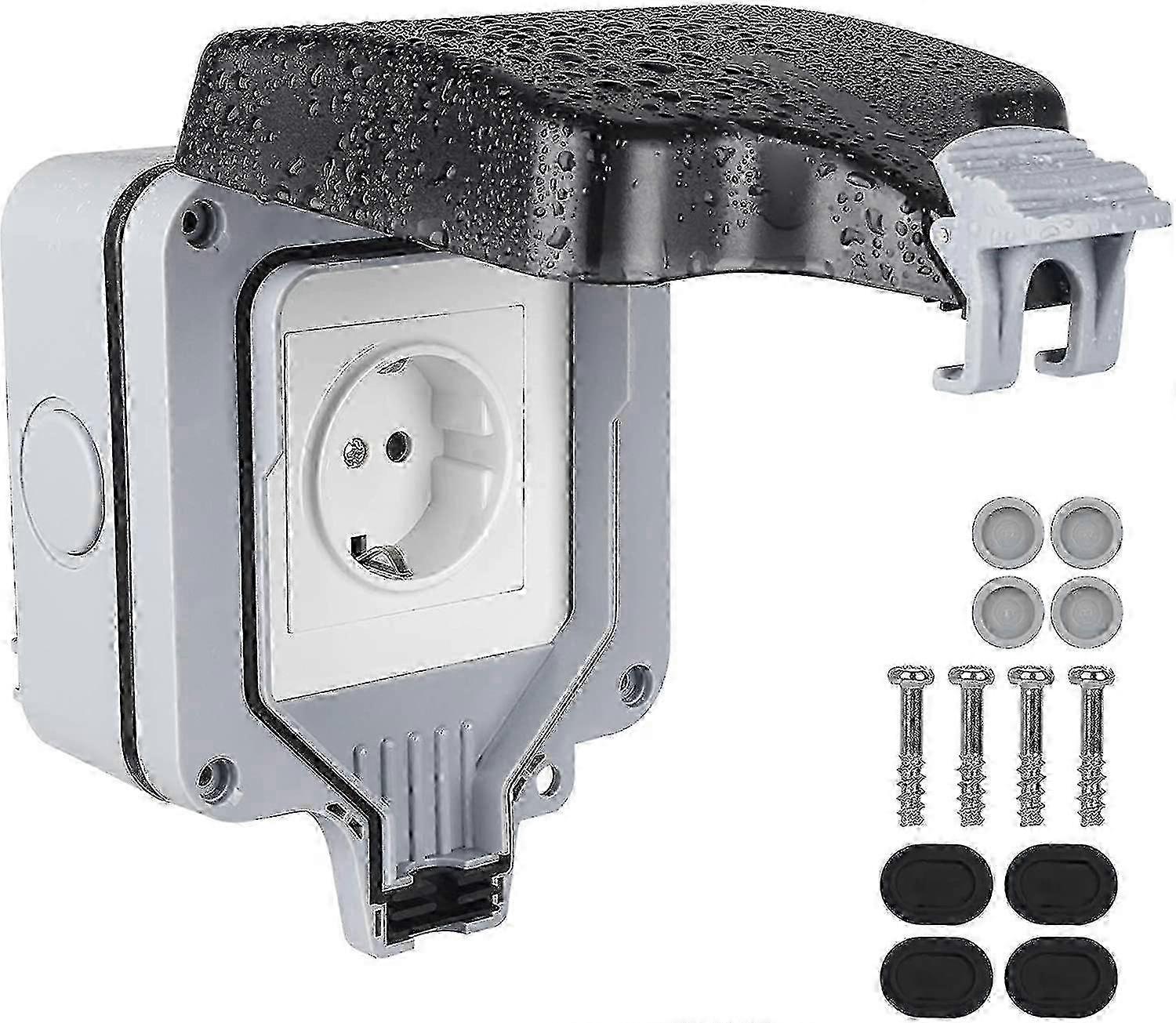 Waterproof Wall Socket Outdoor Socket Ip66 Waterproof, Wall Socket For Outdoor
