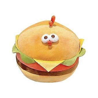 Creative Plush Toy Chicken Stuffed Toy Throw Pillow Children Adult Comfort Companion Holiday Gift Nursery Decoration Multicolor