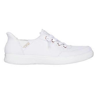 Skor Skechers Slip Ins Hoppa Söt 114815WHT