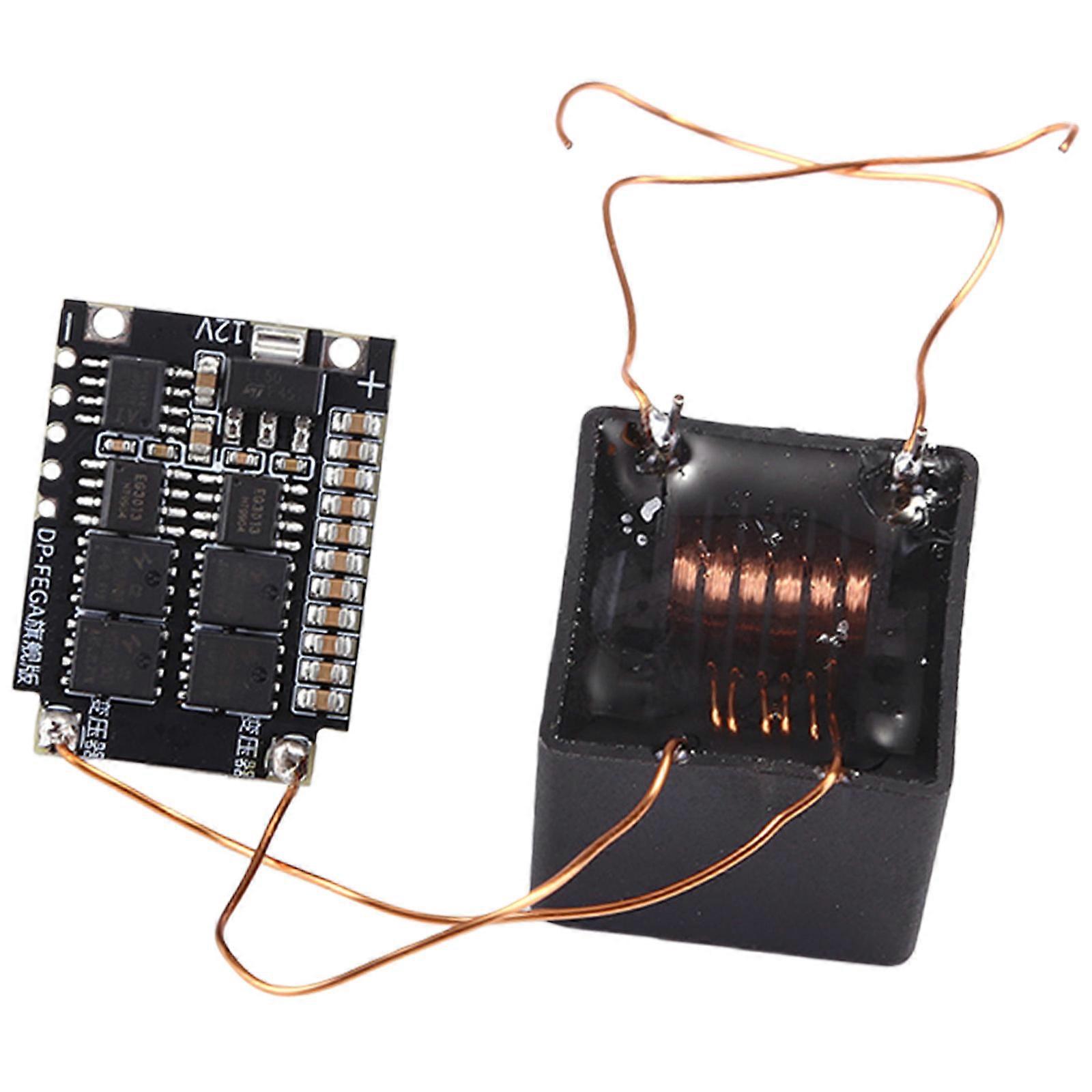 Miniature High Frequency Adapter 4-12V to 20KV Output Ignition Circuit Board Module Board Industrial Replacement Multicolor